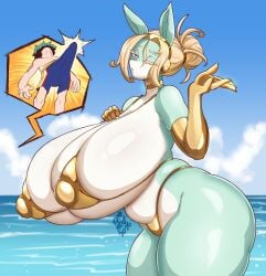 1boy 1girls ass balls beach big_ass big_balls big_breasts big_butt big_cock big_hips big_nipples big_penis big_thighs bikini blonde_hair blue_eyes blush blushing boku_no_hero_academia breasts butt chubby chubby_female cock curvaceous curvaceous_body curvaceous_female curvaceous_figure curvaceous_hips curvaceous_thighs curvy curvy_body curvy_female curvy_figure curvy_hips curvy_thighs darboo darbooart english english_text female furry furry_female gigantic_ass gigantic_balls gigantic_breasts gigantic_butt gigantic_cock gigantic_hips gigantic_penis gigantic_thighs golden_bikini golden_week green_body green_hair green_skin hips huge_ass huge_balls huge_breasts huge_butt huge_cock huge_hips huge_nipples huge_penis huge_thighs imminent_sex ippan_josei izuku_midoriya japanese japanese_clothing japanese_male lactation long_hair male male/female massive_ass massive_balls massive_breasts massive_butt massive_cock massive_hips massive_nipples massive_penis massive_thighs my_hero_academia nipples panties penis taller_female text text_box text_bubble thick_thighs thighs vein veins veiny_cock veiny_penis voluptuous voluptuous_body voluptuous_female wide_hips wide_thighs