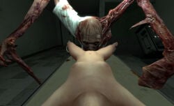 1girl 1girls 3d bondage cunnilingus dead_space monster monster_on_female monster_on_human necromorph