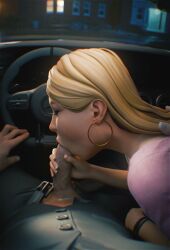 3d animated athletic_female blowjob clothing fellatio female fugtrup human lesbian_with_male life_is_strange light-skinned_female light-skinned_male light_skin male no_sound oral pale_skin rachel_amber sucking sucking_penis tagme video