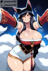 ahri from league of legends by jennieart02