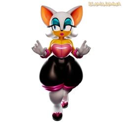 1girls 2026 3d 3d_(artwork) alternate_version_available big_ass big_butt big_thighs bottom_heavy breasts curvaceous curvy_female curvy_figure female female_focus female_only gigantic_ass gigantic_butt gigantic_thighs high_heel_boots illamajamma latex_clothing latex_gloves mobian_(species) mobian_bat plus_size render rouge_the_bat sonic_(series) suit thick_ass thick_hips thick_legs thick_lips thick_thighs white_high_heels_boots