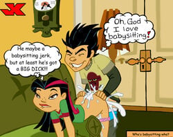 cartoon_network cum cum_inside dennis_lee female human incest jk juniper_lee male smile straight the_life_and_times_of_juniper_lee