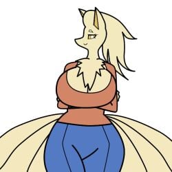 ninetales gif anthro anthro_female busty busty_female vixen fox fox_girl pokemon pokemon_(species) pokemon_rgby bouncing_breasts thicc_thighs thicc thicc_ass thicc_woman