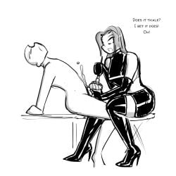 1boy 1girls black_and_white boot_fetish boots breasts celera_prime couple couple_(romantic) couple_goals couple_sex cute dominant_female dominatrix domme domme_girl_and_gamer_boy elbow_gloves english english_text female femdom femdom_caption footwear funny gentle_femdom gloved_hands gloves goth_girl goth_girl_and_gamer_boyfriend high_heel_boots high_heels latex latex_boots latex_gloves leather leather_boots leather_gloves long-haired_female long_hair male monochrome olivia_(celera_prime) original original_character original_characters patent_boots relationship_goals romantic romantic_couple shoe_fetish shoes skirt submissive_male thigh_boots thighhigh_boots thighhighs thighs wholesome easter easter_egg easter_eggs easter_balls balls balls_fondling balls_grab teasing_balls painting painting_balls need