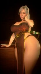 1girl 1girls 2026 3d 4k ass belly belly_button big_ass big_breasts big_hips black_cat_(insomniac) black_cat_(marvel) breasts breasts_bigger_than_head chromatic_aberration clothed clothing crashbanditkut curvy curvy_figure depth_of_field dress earrings eyebrows eyelashes eyeshadow felicia_hardy female hair half-closed_eyes hi_res high_resolution highres hips huge_ass huge_thighs human indoors insomniac_games light-skinned_female light_skin lips lipstick long_eyelashes long_hair long_nails looking_at_viewer makeup marvel marvel_comics mascara mature mature_female mature_woman nail_polish nails navel office self_upload solo solo_female solo_focus spider-man_(series) standing straight thick thick_lips thick_thighs thighs virt-a-mate virtamate voluptuous voluptuous_female white_eyes white_hair