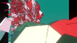 abstract big_breasts blender ceno0 ena ena_(dream_bbq) ena_(series) jiggle jiggling_ass joel_g looking_at_viewer no_sound overalls red_body stripping tagme video white_body