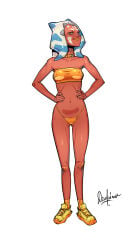 ahsoka_tano disclaimer female female_focus female_only golden_bikini golden_week humanoid skinny skinny_female solo solo_female solo_focus star_wars star_wars_rebels togruta