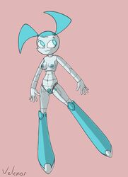 1girls 2d alternate_breast_size female female_only humanoid jenny_wakeman my_life_as_a_teenage_robot robot robot_girl robot_humanoid smooth_skin solo velenor xj-9