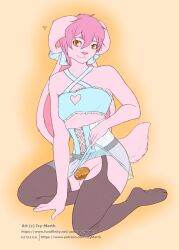 anthro chastity_device clothing hi_res icy-marth lagomorph leporid lingerie mammal pinup pose rabbit solo text url