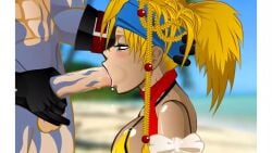 animated blowjob deepthroat final_fantasy gameplay longer_than_30_seconds longer_than_one_minute riku tagme video