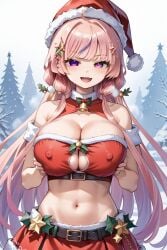 ai_generated ass big_breasts breasts christmas essievt female female_only holidays indie_virtual_youtuber long_hair pink_hair pixel_ai shorts solo solo_female thick_ass thick_thighs thighs twitch twitch.tv twitter virtual_youtuber vtuber youtube youtube_hispanic youtuber youtubers