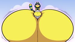 1girls animal_crossing ankha anthro arms_crossed ass belly_button big_ass big_butt blue_hair bottom_heavy colossal_ass fat_ass feline female female_focus female_only flat_chest giant_ass gigantic_ass glowing_eyes huge_ass huge_butt huge_hips huge_thighs hyper hyper_ass hyper_butt hyper_hips hyper_thighs looking_at_viewer looking_down massive_ass massive_thighs nintendo puffster3 puffylover1 solo thick_ass thick_thighs wide_hips yellow_skin