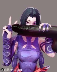 3d 3d_(artwork) 3d_model big_penis black_hair dark-skinned_male dark_hair faceless_male marvel marvel_comics marvel_rivals mutant_(marvel) psylocke psylocke_(marvel_rivals) rerustou sai_(marvel) spider-man_(series) unseen_male_face vengeance_psylocke x-men