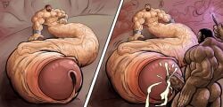 2boys abs after_transformation baralust cum cum_in_urethra dark-skinned_male dark_skin duo duo_focus foreskin human humanoid hyper_penis light-skinned_male light_skin magic_wand male male_focus male_only muscular muscular_male naga partially_retracted_foreskin penis penis_body penis_tentacles retracted_foreskin tentacle transformation uncircumcised unusual_anatomy unusual_anatomy_placement unusual_genitalia unusual_genitalia_placement unusual_penis unusual_penis_placement urethral_penetration veiny_penis