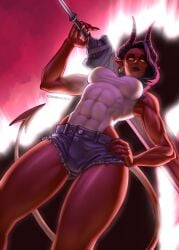 malevola gibb from dispatch (game) by kawaindex