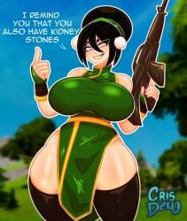 toph bei fong from avatar the last airbender by crisdeku