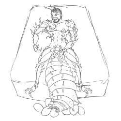 1boy 2d abs alien comic egg_laying gay glowing_frenulum human humanoid male male_focus male_only muscular muscular_male page_5 penis penis_transformation sheath solo solo_focus species_transformation tagme transformation unusual_anatomy unusual_genitalia unusual_penis urethral_egg_laying