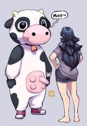 1boy 1boy1girl 1girls big_ass big_breasts breasts butter_sugoi costume curvaceous curvy curvy_figure digital_media_(artwork) female hips huge_ass huge_breasts large_ass large_breasts legs light-skinned_female light_skin male male/female mature mature_female slim_waist straight thick thick_hips thick_legs thick_thighs thighs voluptuous waist wide_hips
