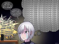 2d announcing_orgasm black_hair blush canon_couple cum_in_pussy dialogue doggy_style get_pregnant_(meme) hazel_eyes hyoreisan impregnation_request loid_forger netorare ntr pillow plap plap_(sound) plap_plap_plap_get_pregnant_(meme) pussy rolling_eyes spy_x_family yor_briar yor_forger