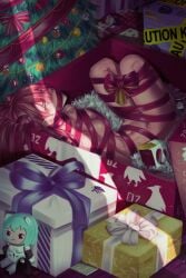 3girls absurdres angel_(evangelion) animal_print asuka_langley_sohryu ayanami_rei bird_print blue_eyes bondage bondage bound box breast_bondage breasts character_doll christmas christmas_ornaments christmas_tree doll evangelion:_2.0_you_can_(not)_advance evangelion:_3.0+1.0_thrice_upon_a_time evangelion:_3.0_you_can_(not)_redo gift gift_box hair_ornament headgear highres interface_headset_(evangelion) long_hair mecha_pilot_suit multiple_girls nagisa_kaworu neon_genesis_evangelion orange_hair penguin_print penpen plugsuit_(evangelion) rebuild_of_evangelion rei_chikita ribbon sachiel_(evangelion) skinny small_breasts souryuu_asuka_langley waligner