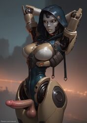1futa ai_generated apex_legends ash_(apex_legends) ass balls big_ass big_breasts big_butt big_hips big_penis breasts cleavage dick dickgirl eyebrows eyelashes fully_naked fully_nude futa_only futanari grin grinning grinning_at_viewer hair hands-free hood hoodie huge_cock indoors intersex lips long_hair looking_at_viewer makeup naked naked_futa narrow_waist narrowed_eyes nose nude nude_futa penis robot robot_girl robot_humanoid robotic_arm seducing seductive seductive_eyes seductive_gaze seductive_look seductive_mouth seductive_pose seductive_smile smile smile_at_viewer smiley_face smooth_balls smooth_penis smooth_skin solo solo_dickgirl solo_focus solo_futa testicles velonix