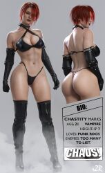 chastity marks from chaos comics by absoluterazr