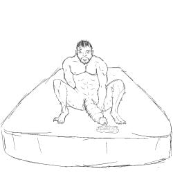1boy 2d abs alien balls comic gay glowing_frenulum human humanoid male male_focus male_only muscular muscular_male page_3 penis penis_transformation sheath solo solo_focus species_transformation tagme transformation unusual_anatomy unusual_genitalia unusual_penis