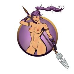 1girls accurate_art_style alpha_channel alpha_transparency arrow_(sf2) female for_sticker_use legs_apart mti nekki no_background nude_edit nude_filter png png_conversion png_file ponytail purple_hair shadow_fight shadow_fight_2 spear sticker sticker_template tagme third-party_edit tied_hair transparent_background transparent_png