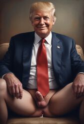 ai ai_generated anus chair cum cum_in_ass donald_trump elon_musk suit tiny_penis