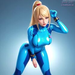 ai_generated cum cum_explosion cumshot futa_focus futa_solo futanari handjob jerking jerkingoff masturbation no_sound penis samus_aran samus_aran_(cosplay) semen solo solo_futa tagme video