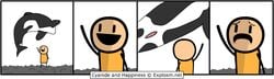 bald cetacean comic cyanide_and_happiness feral free_willy human humor male marine orca pussy