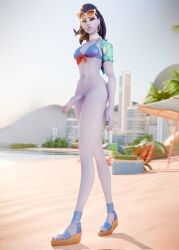 1futa 2025 3d 3d_(artwork) abs amelie_lacroix athletic athletic_female balls beach beach_background beach_umbrella blender bottomless bra breasts cleavage cote_d'azur_widowmaker dark_blue_hair earrings erect_penis erection female female_focus female_only french french_female futa_only futanari glasses half-dressed half-erect half_naked lewdrex medium_breasts overwatch penis petite petite_body pose posing purple-skinned_female purple-skinned_futa purple_body purple_skin sandals showing_off sunglasses sunglasses_on_head thick_thighs topwear watermark widowmaker