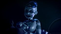 1boy 1girls 3d 3d_(artwork) ashleyorange ballora_(fnafsl) big_breasts breasts closed_eyes five_nights_at_freddy's five_nights_at_freddy's:_sister_location hi_res high_resolution nipples robot robot_girl robot_humanoid