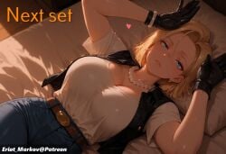 1boy above after ai_generated anal anal_sex android_18 android_girl another's anus armpit ass at bangs black blonde_hair blush bob body breast breasts brow cleavage close-up collarbone colored completely crease crotch cum cumdrip cut dark dark-skinned doggy_style doors dragon_ball dragon_ball_super dragon_ball_z drip ejaculation erection eriot_markov(artist) eyelashes eyeliner eyes face facial fellatio female finger fingernails fisheye floor focus forehead fours frame from full_body full_nelson furrowed gem grab hair hand hands in indoors interracial jewel kneeling large leg legs licking lips lipstick logo looking makeup mark mascara medium mouth night nose nude of on open oral out overflow pale parted patreon penis pov precum press prone_bone purple realistic red runny saliva shiny short sidelocks skin sky sliding smile solo spread straight string tatami testicles thigh thighs tongue trail uncensored up upturned veins veiny viewer window wooden_floor