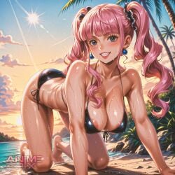 ai_generated ainimepix bikini clothing female female_only one_piece perona