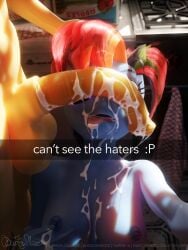 2025 3:4 3d_(artwork) 5_fingers after_sex animal_genitalia animal_penis anthro anthro_on_anthro applejack_(mlp) appliance areola balls big_balls blender_(artwork) blue_body bodily_fluids breasts burrymare can't_see_the_haters caption cum cum_all_over cum_covered cum_in_mouth cum_inside cum_on_body cum_on_breasts cum_on_chest cum_on_face cum_on_penis cum_on_tongue cum_string detailed_background digital_media_(artwork) duo earth_pony english_text equid equine equine_genitalia equine_penis female fingers flaccid friendship_is_magic genital_fluids genital_focus genitals glistening glistening_body glistening_genitalia glistening_penis gynomorph hair half-erect hasbro hi_res holding_breast horse intersex intersex/female kitchen kitchen_appliance kitchen_counter kitchen_utensils kneeling light looking_at_viewer mammal medial_ring meme messy multicolored_hair my_little_pony nipples open_mouth penis penis_focus penis_over_head pink_eyes pony puffy_nipples rainbow_dash_(mlp) rainbow_hair seductive selfie sheath snapchat sunlight text tongue tongue_out tools window_light wrinkled_penis wrinkles yellow_body