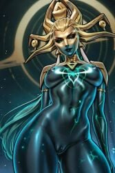 1girls ai_generated animated civitai colored_sclera cosmic_body cosmic_hair cosmic_skin female female_focus female_only glowing goddess green_body green_eyes green_skin hela hela_(empress_of_the_cosmos) hela_(marvel_rivals) kirillai marvel marvel_comics marvel_rivals nude nude_female pussy solo solo_female spiked_helmet tagme thick_thighs video video_game video_game_character video_games webm