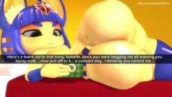 1girls 3d 3d_animation 3d_model animal_crossing animated ankha ankha_(animal_crossing) ankha_(zy0n7) anthro areolae ass ass_bounce ass_clapping ass_shake ass_shaking background_music bed big_ass blue_hair bottom bottom_heavy bounce bounce_music bouncing_ass bouncing_butt breasts bubble_ass bubble_butt cellphone clapping_cheeks doubutsu_no_mori fat_ass fat_butt feline female female_only furry furry_female furry_only huge_ass indoors jiggle jiggling_ass large_ass leviantan581re looking_at_viewer lying lying_on_side music nairu_(doubutsu_no_mori) nintendo nipples nude nude_female phone playing_music recording recording_on_phone self_recording selfie shaking shaking_ass shaking_butt shortstack small_breasts snapchat snapchat_sexting snapchat_story solo sound tagme tail text text_box thick_ass thick_thighs twerk twerk_by_city_girls twerk_music twerker twerking twerking_at_viewer twerking_bottom twerking_position twerking_song v_sign video wide_hips zy0n7