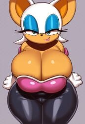 ai_generated big_breasts cleavage grey_impact_(style) huge_breasts large_ass large_breasts lubbasdump massive_breasts massive_hips rouge_the_bat sega sonic_(series) sonic_the_hedgehog_(series) wide_hips