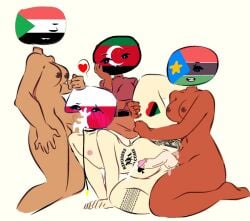 3futas countryhumans darfur_(countryhumans) edit femboy flawsystyle futa_on_femboy futa_on_male futa_on_top slut south_sudan_(countryhumans) submissive_male sudan_(countryhumans)