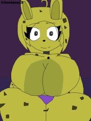 big_breasts breasts eyelashes female five_nights_at_freddy's five_nights_at_freddy's_4 five_nights_in_anime genderswap_(mtf) plushtrap plushtrap_(fnaf) purple_panties rule_63