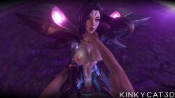 1boy 1girls 3d animated big_breasts bodysuit breasts_out clothed_sex female full_lips kai'sa kinkycat3d kinkykatt3d large_breasts league_of_legends league_of_legends:_wild_rift light-skinned_female mature_female mature_male neck_grab nipples no_sound plump_ass pov pov_eye_contact sex slim_waist standing_sex suspended_congress tagme thrusting vaginal_penetration video wide_hips