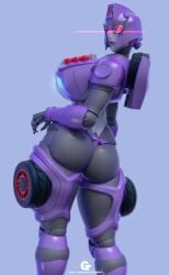 big_breasts cybertronian female looking_back presenting_hindquarters purple_body robot_girl shadowstriker thick_thighs transformers transformers_cyberverse transformers_legacy trawert