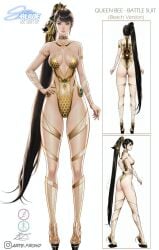 1girls artefrond character_sheet eve_(stellar_blade) female full full_body high_heels ponytail solo stellar_blade