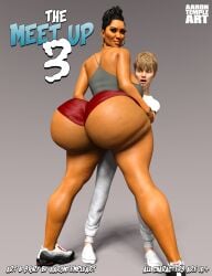 1boy 1girls 3d aarontempleart age_difference ass big_ass big_breasts big_penis bigger_female bottom_heavy breasts brown-skinned_female brown_body brown_skin bubble_ass bubble_butt bust busty chest comic comic_cover curvaceous curvy curvy_figure dark-skinned_female dark_skin dat_ass enormous_ass fat_ass female female_focus gigantic_ass glenda_johnson height_difference hips hoop_earrings hourglass_figure huge_ass huge_breasts human hyper_ass large_ass large_breasts legs light-skinned_male light_skin male male/female massive_ass mature mature_female no_background older_female older_woman_and_younger_boy original original_character original_characters round_ass round_butt shocked_expression short_shorts slim_waist sneakers story straight thick thick_ass thick_hips thick_legs thick_thighs thighs tyler_stokes voluptuous voluptuous_female waist wedgie wide_hips younger_male