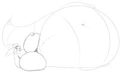 bbw big_breasts breasts fat_fetish fatfur female fluffytales furret huge_breasts immobile morbidly_obese overweight pokémon_(species) pokemon tagme thick_thighs ussbbw weight_gain wide_hips