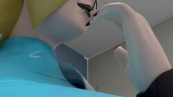 3d 3d_(artwork) anon black_lipstick black_nails blender blonde_hair close-up clothed giantess mario_(series) nintendo princess_rosalina squidly super_mario_galaxy