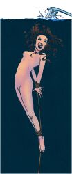 1girls asphyxiation bondage breasts brown_hair drowning eyes_rolling_back female helpless imminent_death naked naked_female nipples nude nude_female peril snuff solo suffocation tagme tied_up underwater wandermaske water