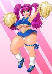 artist_request blush cameltoe character_request cheerleader erect_nipples nari-moku panties smile source_request underwear