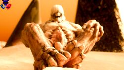 absurd_res claws demon demonic doom_(series) doom_eternal feet foot_fetish foot_focus foot_play footjob footjob_pov hell hell_knight hi_res id_software looking_at_viewer microsoft no_eye sex toe_claws